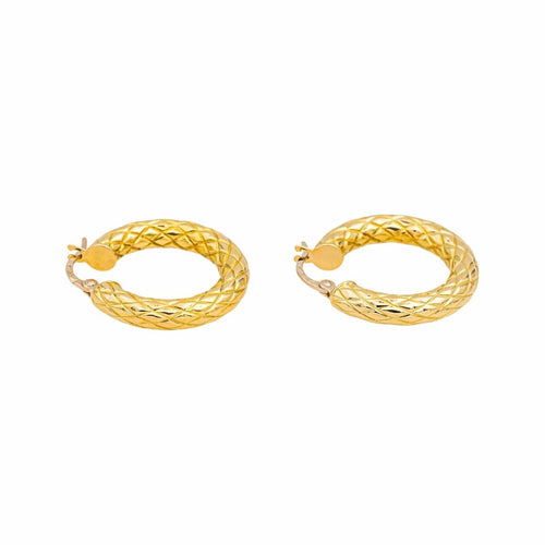 Boucles d'oreilles Boucles d'oreilles Créoles  Or jaune 58 Facettes 4895768CN