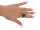 Bague 57 bague TIFFANY & CO cabochon elsa peretti t57 jade vert & or jaune 18k 58 Facettes 268890