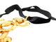 Collier vintage collier pendentif CHRISTIAN LACROIX croix dore 58 Facettes 266572