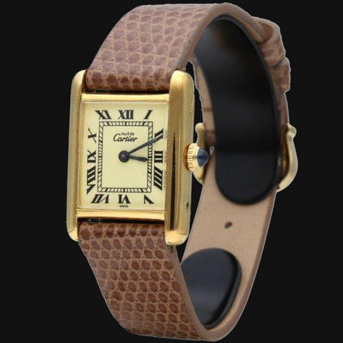 Montre Cartier Montre Tank Vermeil 58 Facettes MT43326