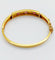 Bracelet Bracelet jonc antique or jaune décoré d'abeilles orné de rubis et de diamants taille roses (circa 1890) 58 Facettes A04772