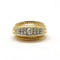 Bague Bague or jaune platine diamants 58 Facettes 160179R