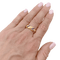 Bague 53 Bague vintage POIRAY, or jaune, saphirs calibrés. 58 Facettes 34649