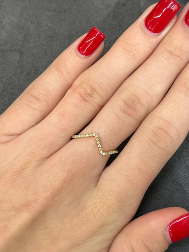 Bague 56 Bague or rose et diamants 58 Facettes 00003601