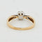 Bague 53 Bague Deux Ors et Diamants 58 Facettes RÉF 3009/20