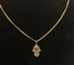 Pendentif Pendentif khomsa or jaune 58 Facettes LP558/3