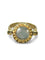 Bague 57 Bulgari - Bague Réversible or jaune nacre et onyx 58 Facettes 895
