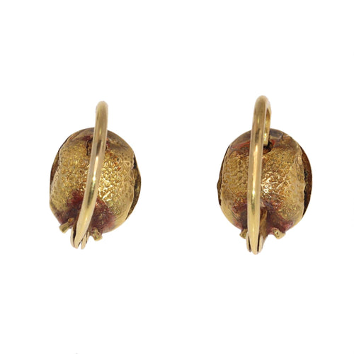 Boucles d'oreilles Boucles d'oreilles baroques ibériques, vers 1725 – Or 18 carats avec pierres en pâte de verre 58 Facettes 25115-0312