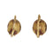 Boucles d'oreilles Boucles d'oreilles baroques ibériques, vers 1725 – Or 18 carats avec pierres en pâte de verre 58 Facettes 25115-0312