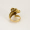 Bague 51,5 Bague bélier en or jaune 58 Facettes ARR2004