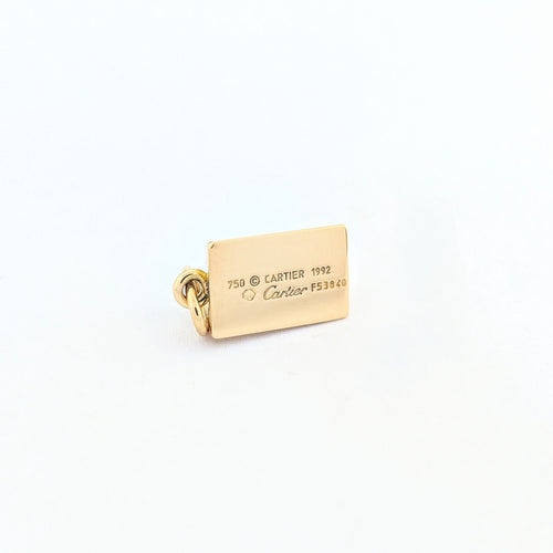 Collier Collier Cartier 1/8 oz en or jaune et diamant 58 Facettes 32036