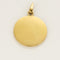 Pendentif AUGIS - Médaille d'Amout en or jaune et diamants 58 Facettes BLO0462X2