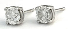 Boucles d'oreilles Puces d'oreilles diamants 58 Facettes 248362