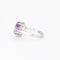 Bague 52 Bague cocktail améthyste en or blanc 58 Facettes