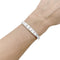 Bracelet Bracelet ligne en or blanc, 4 carats de diamants. 58 Facettes 34994