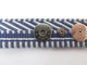 Collier bracelet HERMES rival caval collier de chien cuir barenia toile  rare 58 Facettes 266051