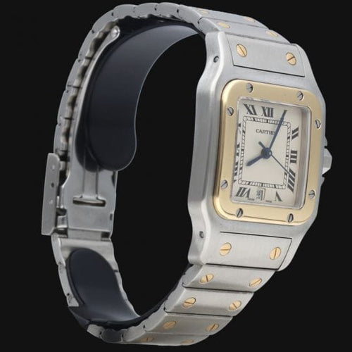 Montre Cartier Montre Santos De Cartier Galbee 58 Facettes MT41293