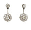 Boucles d'oreilles Boucles d’oreilles anciennes pendantes en or jaune et diamants 58 Facettes