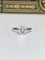 Bague 51 Bague solitaire en or blanc et diamant 58 Facettes