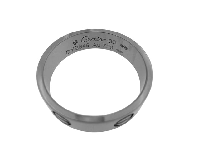 Bague 60 Bague Love de Cartier en Or Blanc size 60 58 Facettes