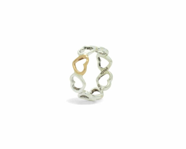 Bague Bague Tiffany en or et argent 58 Facettes 7845