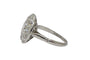 Bague 49 Bague marguerite platine et diamants 58 Facettes 0032101
