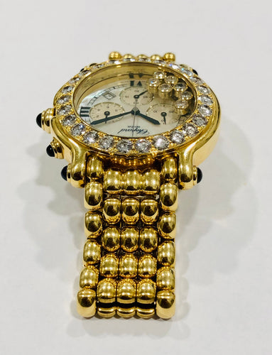 Montre Montre CHOPARD Happy Sport Chrono or jaune 58 Facettes