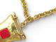 Collier vintage collier CHRISTIAN LACROIX pendentif breloques pierres pampille 58 Facettes 272656