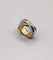 Bague 54 Alliance 4 anneaux en or et diamants 58 Facettes