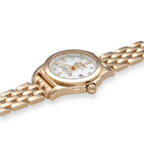 Montre Montre Breitling Galactic Dame - Or rose 18 carats - Quartz - 29 mm - 2019 - Ensemble complet 58 Facettes FB10217