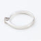 Bague 55 Bague solitaire en or blanc 18 carats et diamant de 0,12 carat 58 Facettes 130022