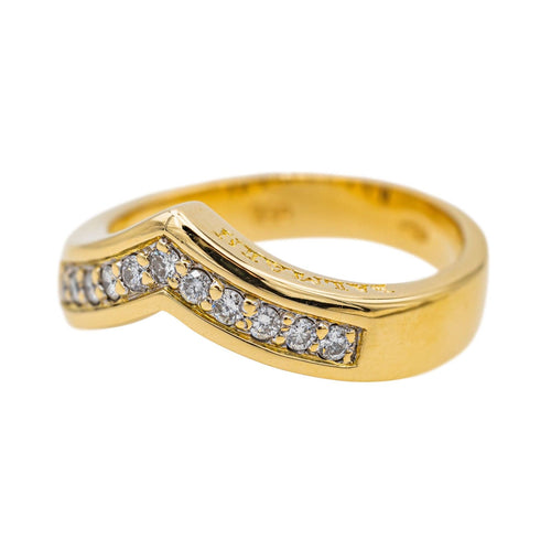 Bague 54.5 Balmain Bague  Or jaune Diamant 58 Facettes 3450035CN