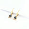 Boucles d'oreilles Boucles d'oreilles or jaune diamants saphir 58 Facettes 31232