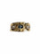 Bague Bague en or jaune 18 carats saphir bleu et diamant 58 Facettes 18138