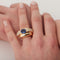 Bague 49 Bague saphir et diamants 58 Facettes