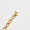 Bracelet Gourmette or jaune et blanc 58 Facettes LP575/1