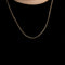 Collier Collier maille Gourmette or jaune 58 Facettes LP793/8