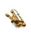 Broche créateur en or jaune et pierres précieuses 58 Facettes 00013301