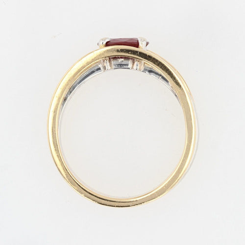Bague 56 Bague rubis diamants 2 ors 58 Facettes 21-342-56