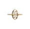 Bague 56 Bague marquise style Art nouveau filigranée vintage en or 18k 58 Facettes A06641