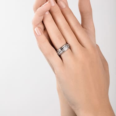 Bague 53 PIAGET - Bague POSSESSION or blanc diamants 58 Facettes