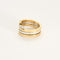 Bague 51 Dinh Van - Spirale -  Bagues en Or jaune & blanc 58 Facettes SMA0382X2
