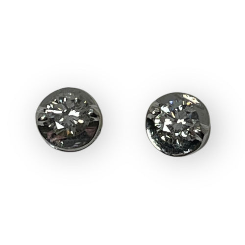 Boucles d'oreilles Boucles d'oreilles or blanc et diamants 58 Facettes 149052062