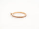 Bague 53 bague VANRYCKE solitaire pavee diamants en or rose 18k t53 58 Facettes 270294