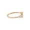 Bague 53 Bague Tiffany & Co, "Wire" collection "Tiffany T" or rose et diamants. 58 Facettes 34926