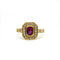 Bague 47 Bague - Or jaune, Diamants & Rubis 58 Facettes 250102R
