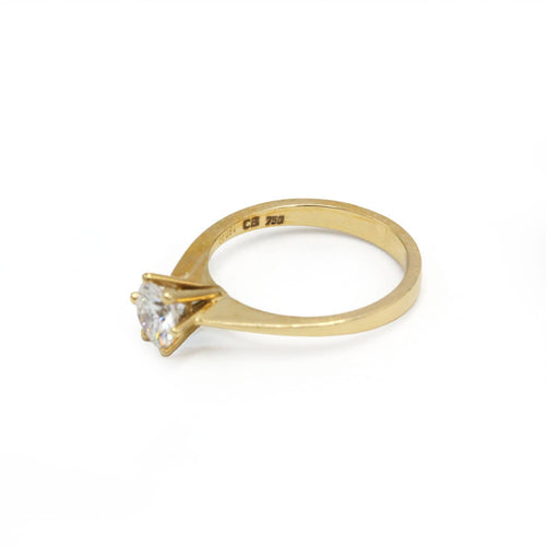Bague 52 Solitaire Or & Diamant 0,64 ct - Carl Bucherer 58 Facettes 260057R