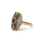 Bague 47 Bague - Or jaune, rubis et diamants 58 Facettes 1074