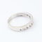 Bague 56 Alliance - Bague alliance en or blanc 18k et diamants 58 Facettes 130023