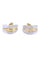 DEMI-CRÉOLES DIAMANTÉES 2 ORS 58 Facettes 095071